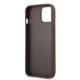 Guess iPhone 13 Cover Printed Stripe Brun