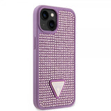 Guess iPhone 13 Cover Rhinestone Lilla