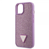 Guess iPhone 13 Cover Rhinestone Lilla