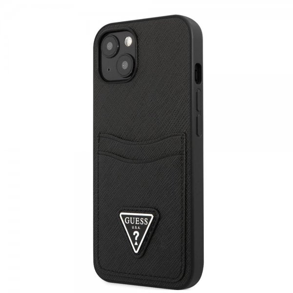 Guess iPhone 13 Cover Saffiano Double Cardslot Sort