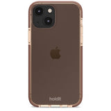 Holdit iPhone 13 Cover Seethru Dark Brown