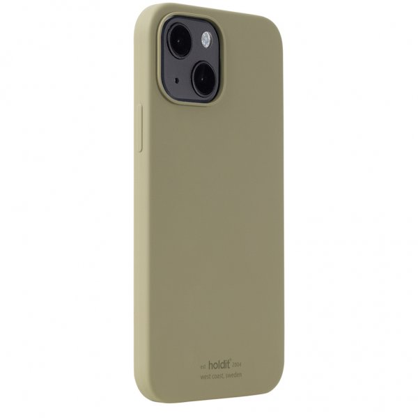 holdit iPhone 13 Cover Silikone Khaki Green
