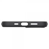 Spigen iPhone 13 Cover Silikone Fit Sort