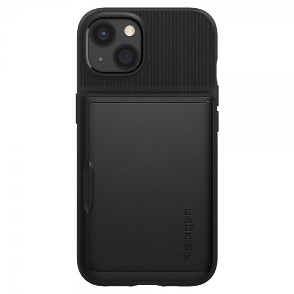 Spigen iPhone 13 Cover Slim Armor CS Sort
