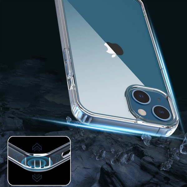 Rvelon iPhone 13 Cover TPU Transparent