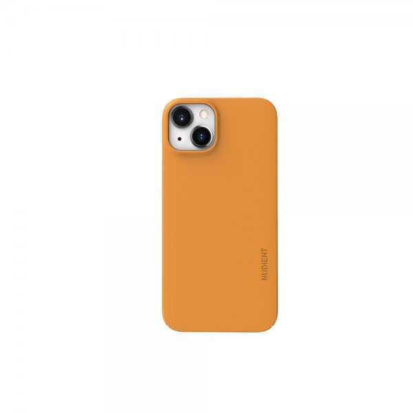 Nudient iPhone 13 Cover Thin Case V3 MagSafe Saffron Yellow