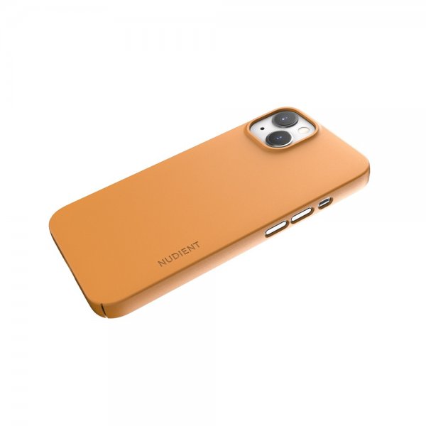 Nudient iPhone 13 Cover Thin Case V3 MagSafe Saffron Yellow