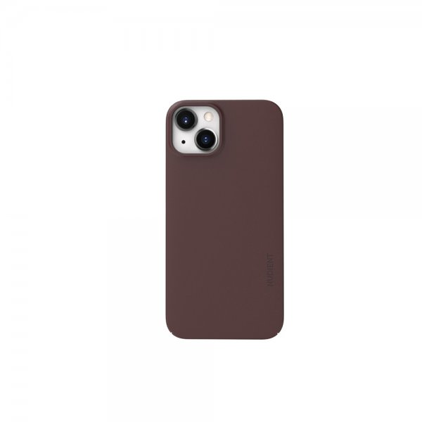 Nudient iPhone 13 Cover Thin Case V3 MagSafe Sangria Red