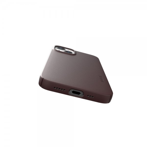 Nudient iPhone 13 Cover Thin Case V3 MagSafe Sangria Red