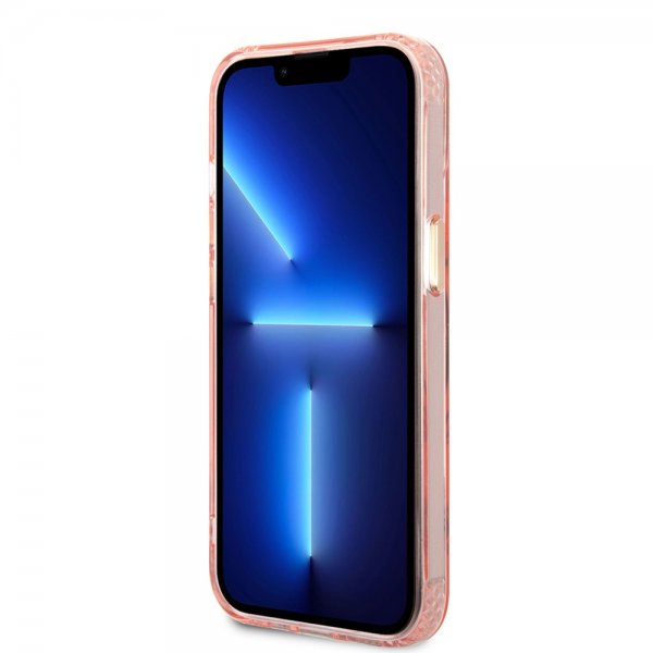 Guess iPhone 13 Cover Translucent MagSafe Rose