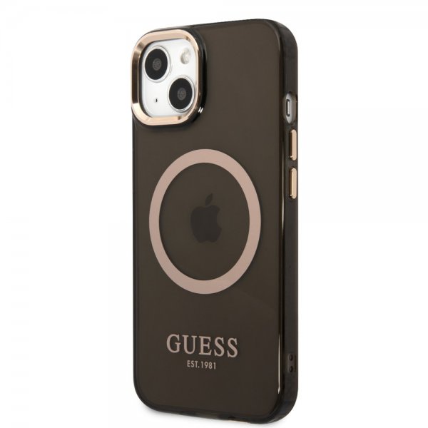 Guess iPhone 13 Cover Translucent MagSafe Sort