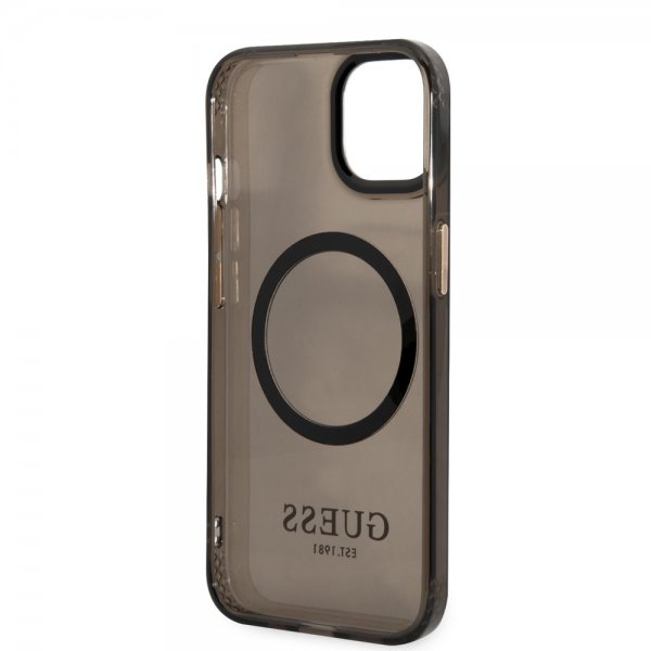 Guess iPhone 13 Cover Translucent MagSafe Sort