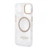 Guess iPhone 13 Cover Transparent MagSafe Guld Transparent