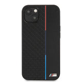 BMW iPhone 13 Cover Trekantet Mønster Sort