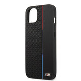 BMW iPhone 13 Cover Trekantet Mønster Sort