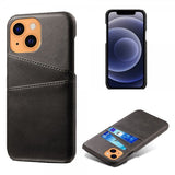 iPhone 13 Cover med to Kortlommer Sort