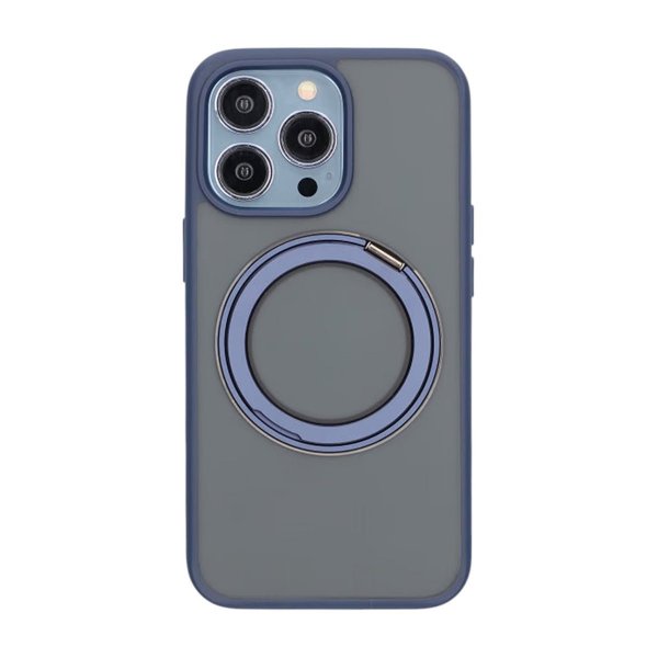 iPhone 13 Pro Max/iPhone 12 Pro Max Cover Roterbart MagSafe Stativ Blå