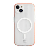 Rvelon iPhone 13/iPhone 14 Cover Bølget MagSafe Orange