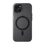 Rvelon iPhone 13/iPhone 14 Cover Korrugeret MagSafe Sort
