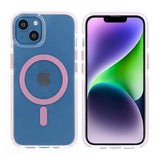 iPhone 13/iPhone 14 Cover Stødresistent MagSafe Rosa