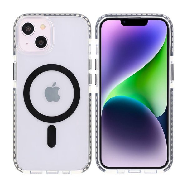 iPhone 13/iPhone 14 Cover Stødresistent MagSafe Sort