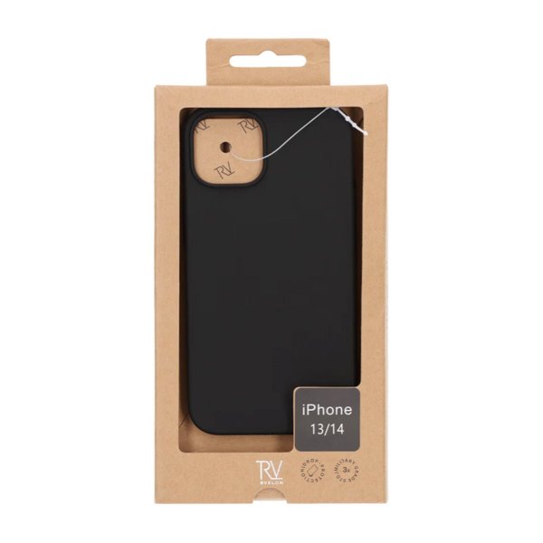 Rvelon iPhone 13/iPhone 14 Cover Silikone MagSafe Sort
