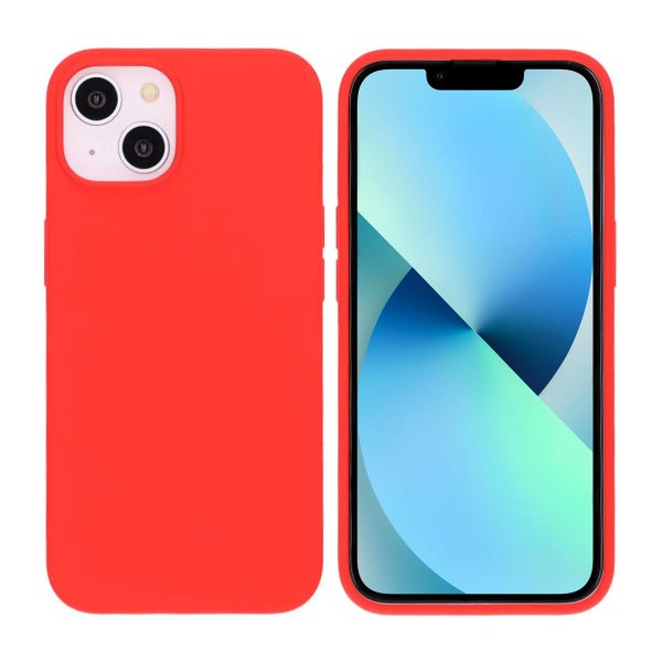 Rvelon iPhone 13/iPhone 14 Silikone Cover Rød