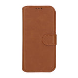 Rvelon iPhone 13/iPhone 14 Cover Magnetisk Aftageligt Etui Brun