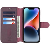 Rvelon iPhone 13/iPhone 14 Etui Magnetisk aftageligt cover Lilla