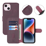 Rvelon iPhone 13/iPhone 14 Etui Magnetisk aftageligt cover Lilla