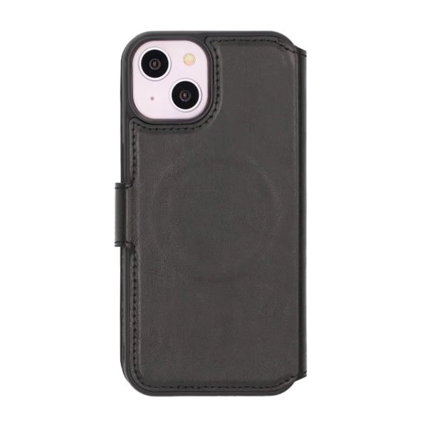 Rvelon iPhone 13/iPhone 14 Cover 4 Kortrum MagSafe Sort