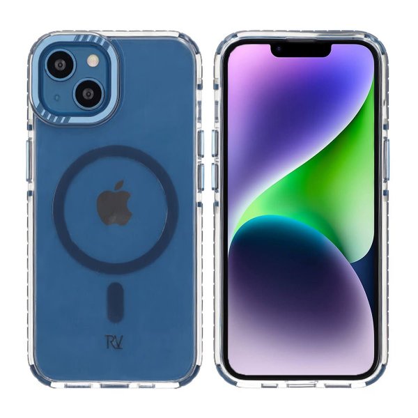 Rvelon iPhone 13/iPhone 14 Cover TPU MagSafe Blå