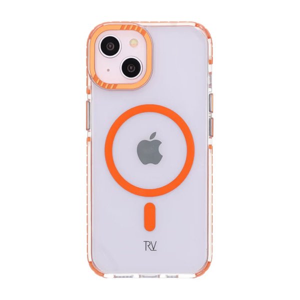 Rvelon iPhone 13/iPhone 14 Cover TPU MagSafe Orange