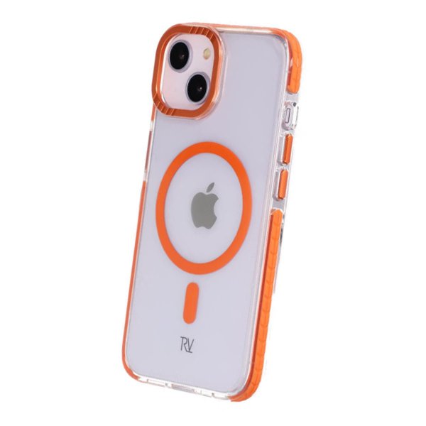 Rvelon iPhone 13/iPhone 14 Cover TPU MagSafe Orange