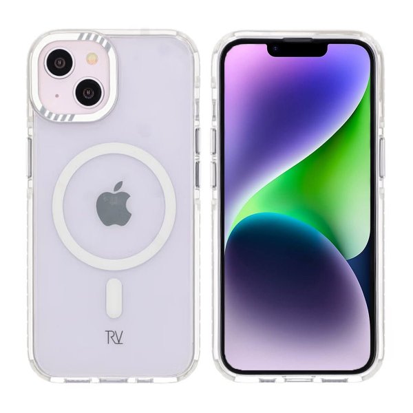 Rvelon iPhone 13/iPhone 14 Cover TPU MagSafe Hvid