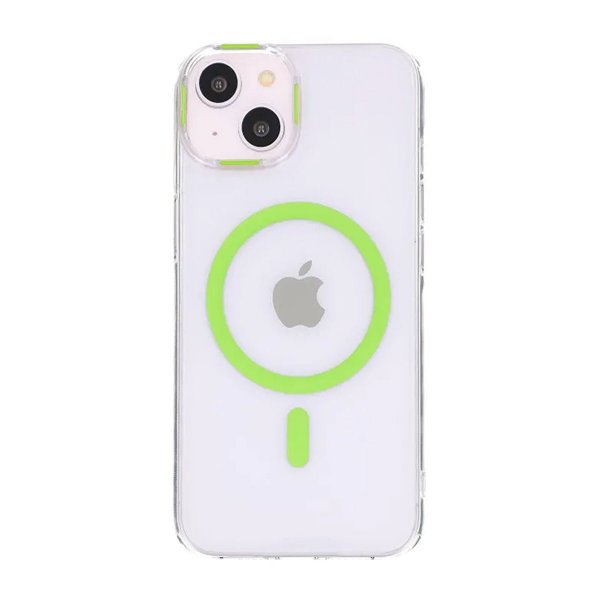 iPhone 13/iPhone 14 Cover TPU MagSafe Grøn