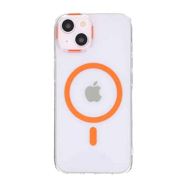 iPhone 13/iPhone 14 Cover TPU MagSafe Orange