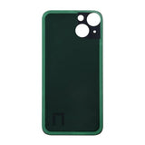 iPhone 14 Bagsideglas med Selvklæbende tape - Sort