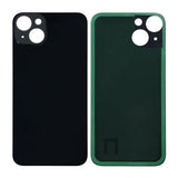iPhone 14 Bagsideglas med Selvklæbende tape - Sort