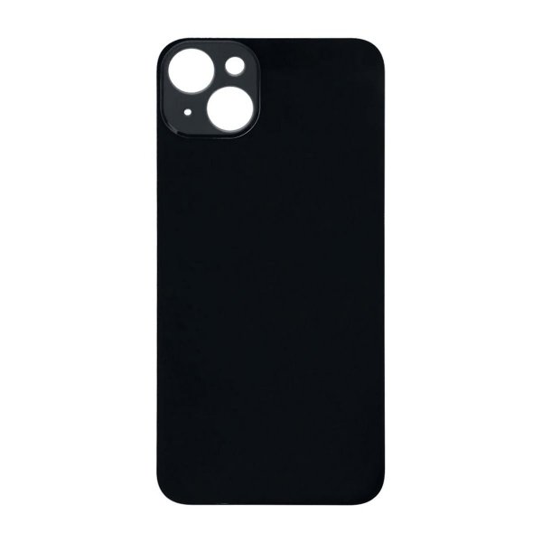 iPhone 14 Bagsideglas med Selvklæbende tape - Sort