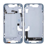 iPhone 14 Bagside med Komplet Ramme OEM - Blå