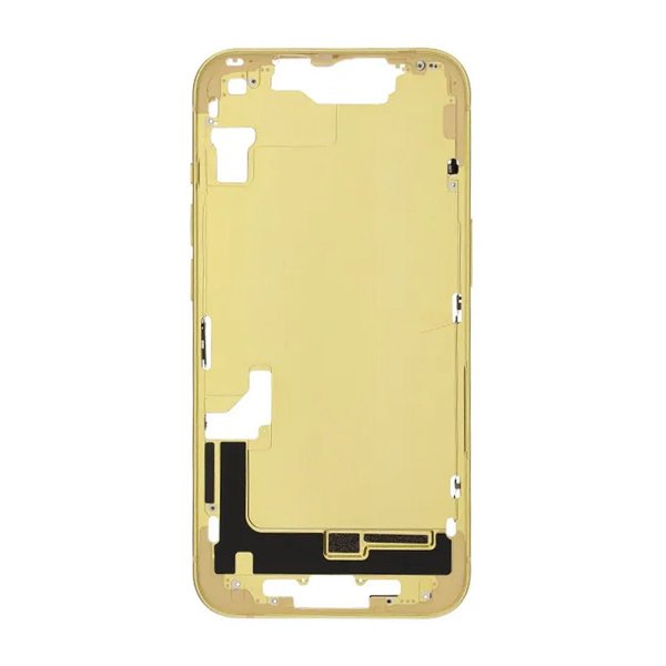 iPhone 14 Bagside med Komplet Ramme OEM - Gul