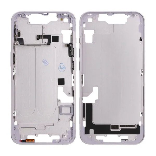 iPhone 14 Bagside med Komplet Ramme OEM - Lilla