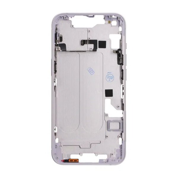 iPhone 14 Bagside med Komplet Ramme OEM - Lilla