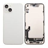 iPhone 14 Bagside med Komplet Ramme - Hvid