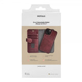 Buffalo iPhone 13/14/15 Etui 2-i-1 Aftagelig Pung Brun