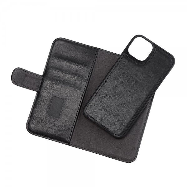Gear iPhone 13/14 Cover 2-i-1 Aftageligt med 3 Kortlommer Sort