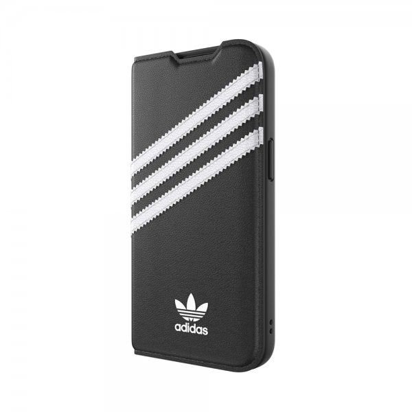 Adidas iPhone 14 Cover 3 Stripes Booklet Case Sort Hvid