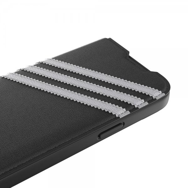 Adidas iPhone 14 Cover 3 Stripes Booklet Case Sort Hvid