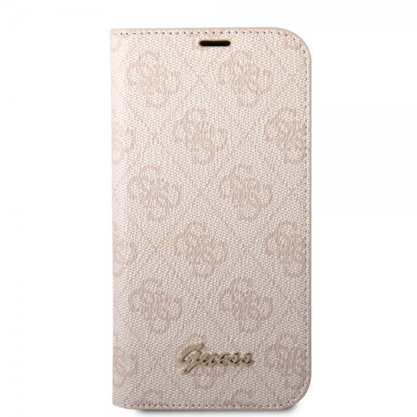 Guess iPhone 13/14/15 Cover 4G Logo Rosa